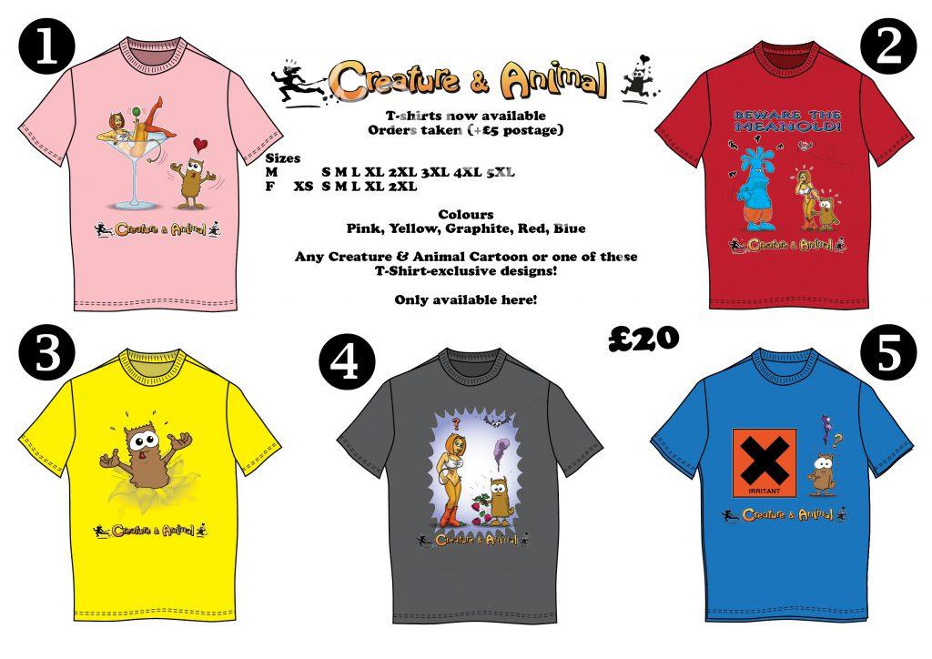 Creature & Animal Tshirts Tees T-shirts