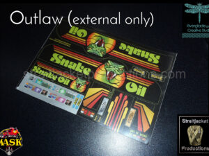 Outlaw External Stickers with stock Billboard Blast internal upgrade stickers