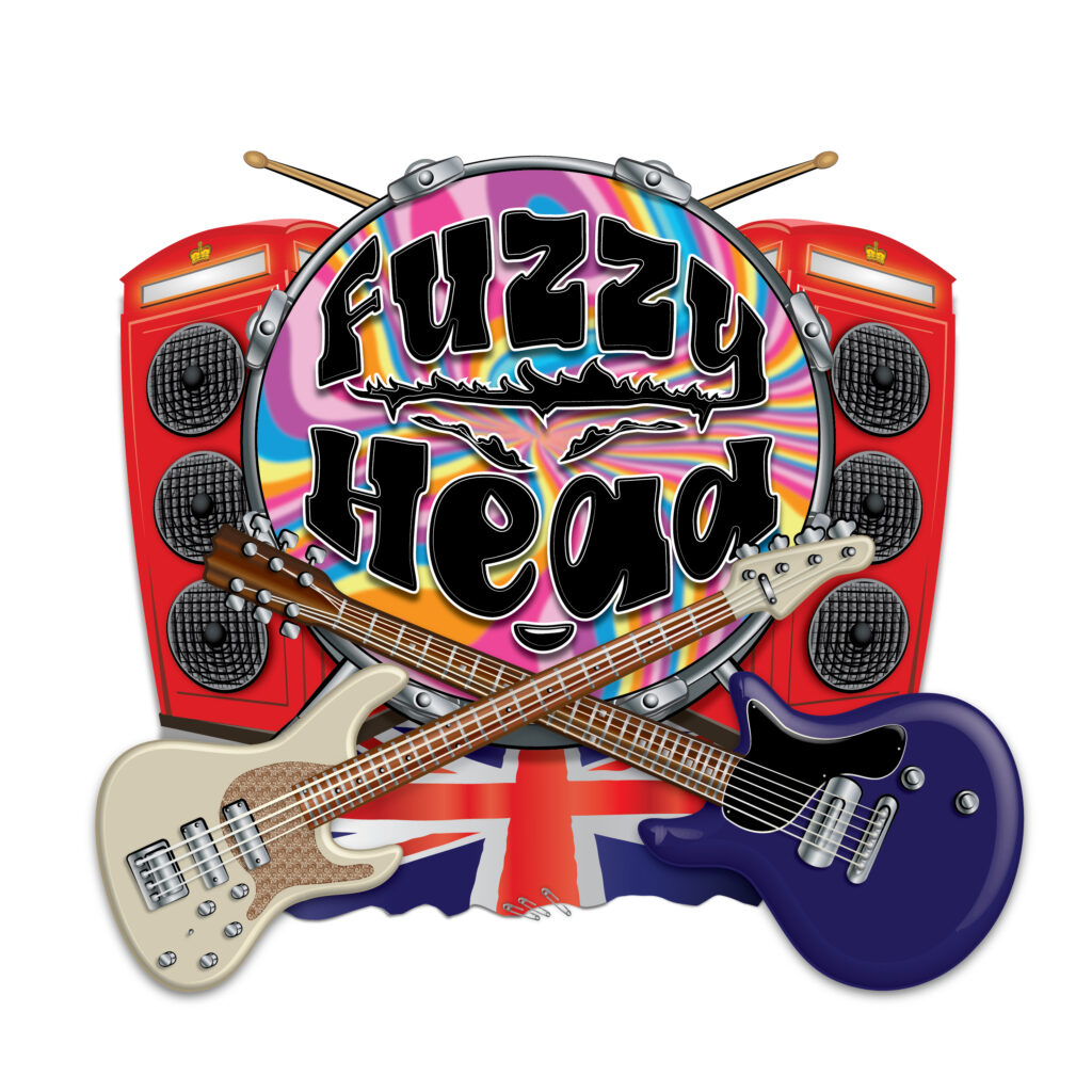 Fuzzy Head band logo by Philip Davis